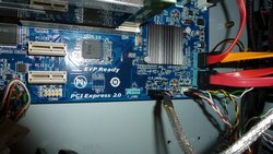 front panel and SATA