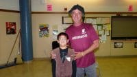 Brandon and Mr. Lambert 5th Grade