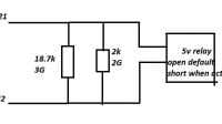 auxiliary resistor detection circuit