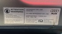 A8 AC Specs Label