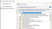 .NET Framework 3.5 options Windows 8 and 10