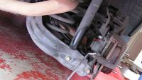 rear brake bolt remove