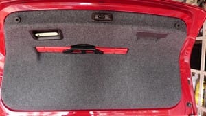 The trunk lid cover