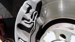 Check brake pads thickness and rotors