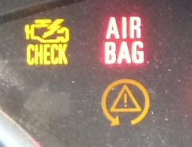 esp - check engine - airbag lights