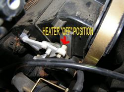 Heat Off Position