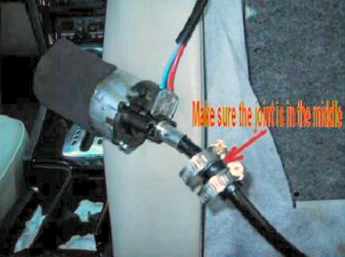 clamp fuel hose tightly if not tie-wrap