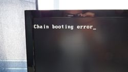 chain boot error