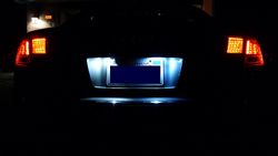 LED license plate