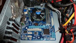 mount the motherboard