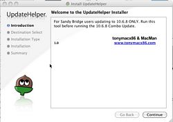 lenovo install updatehelper before 10.6.8 update combo