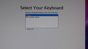 select keyboard