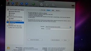 Mac OS extended Jounaled for installation