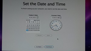 set date and time