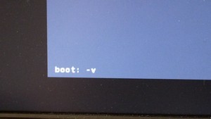 type -v to boot