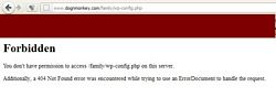 accessing wp-config.php
