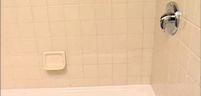 bathroom wall