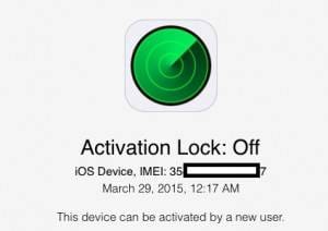icloud unlock check