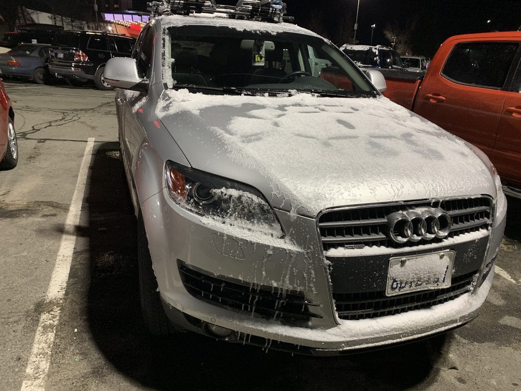 Audi Q7 After Snow Trip