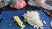 Chopped Onion and Garlic