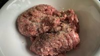 Mixed ground pork salt & pepper