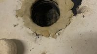 fix rusted hole with putty