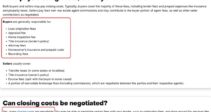 closing cost