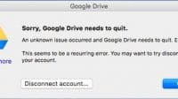 Google Drive Error:fa45