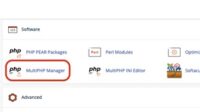 Cpanel MultiPHP Manager