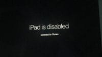 iPad is Disabled - Connect to iTunes