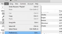Set Up Preferences on iTunes